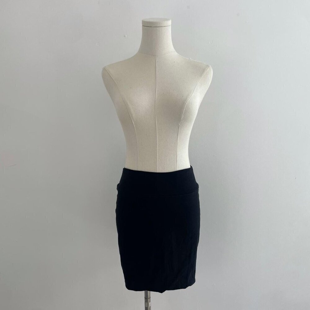 Black Mini Pencil Skirt